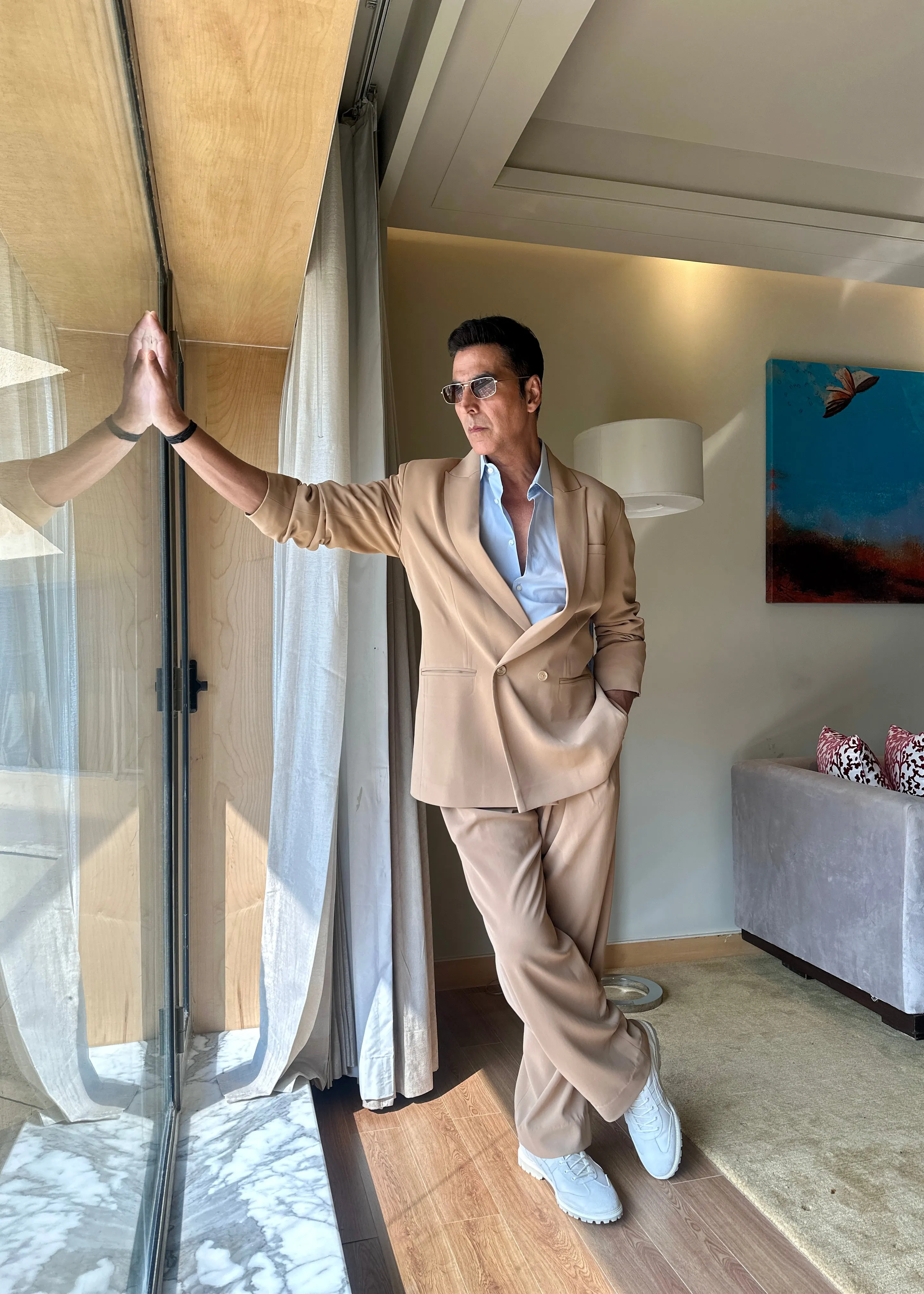 Akshay Kumar in Maxim Blazer & Summer Pants