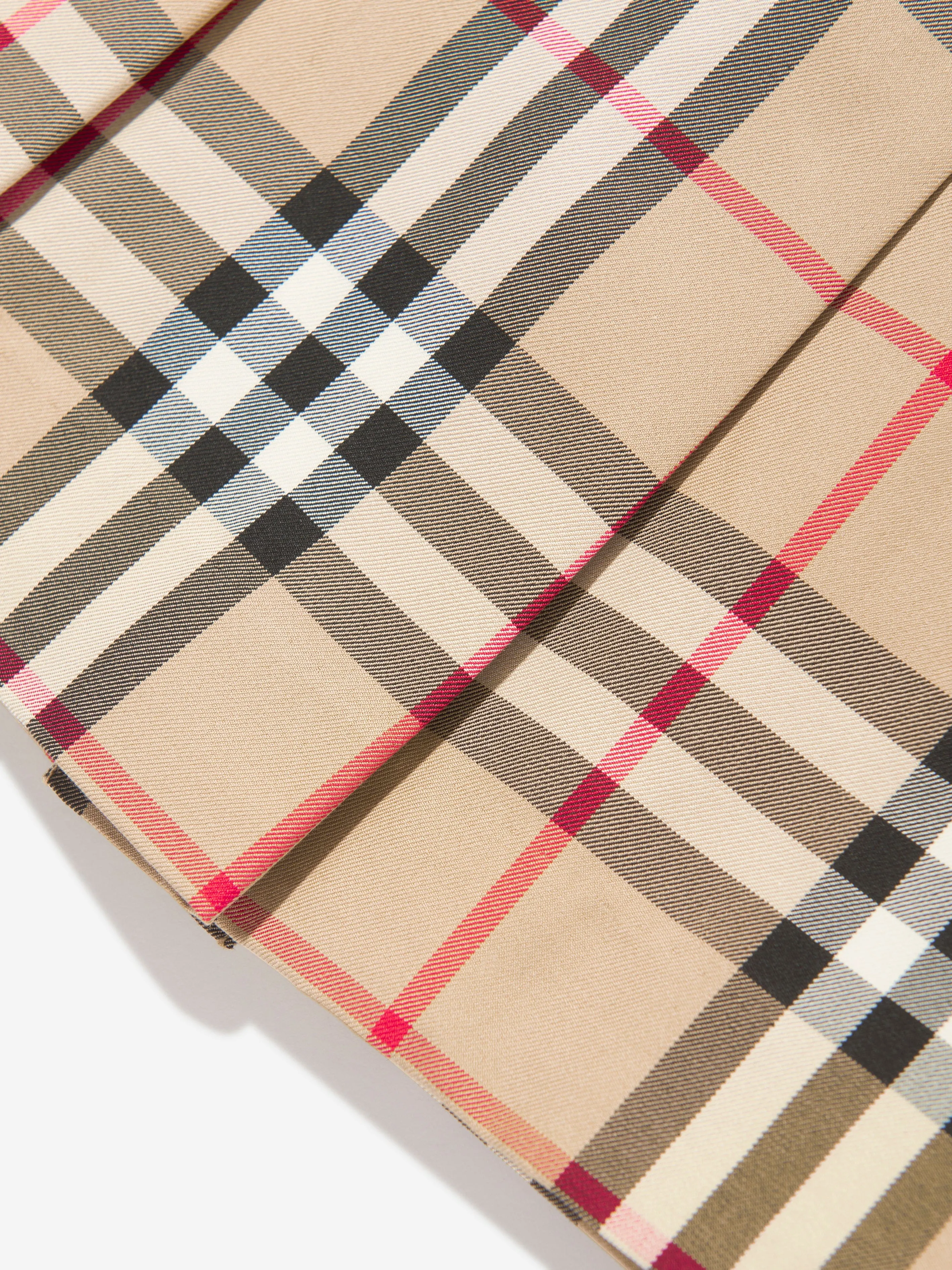 Burberry Girls Vintage Check Gabrielle Skirt in Beige