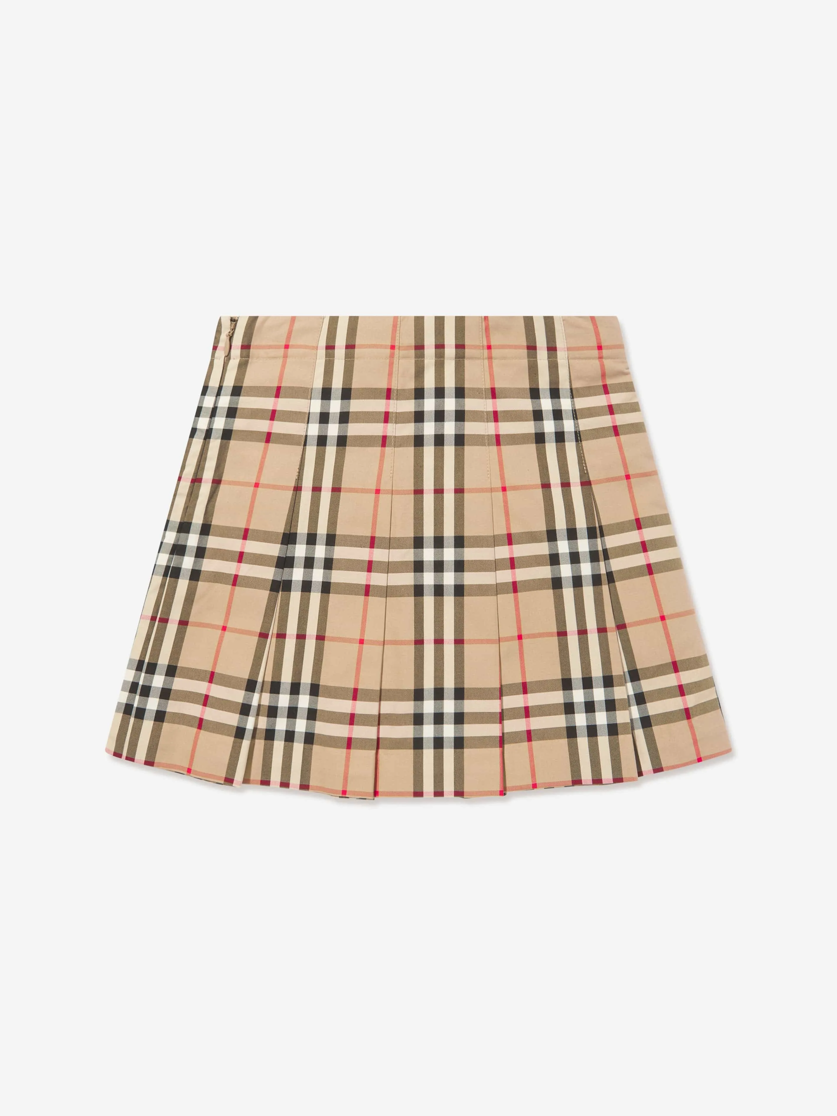 Burberry Girls Vintage Check Gabrielle Skirt in Beige