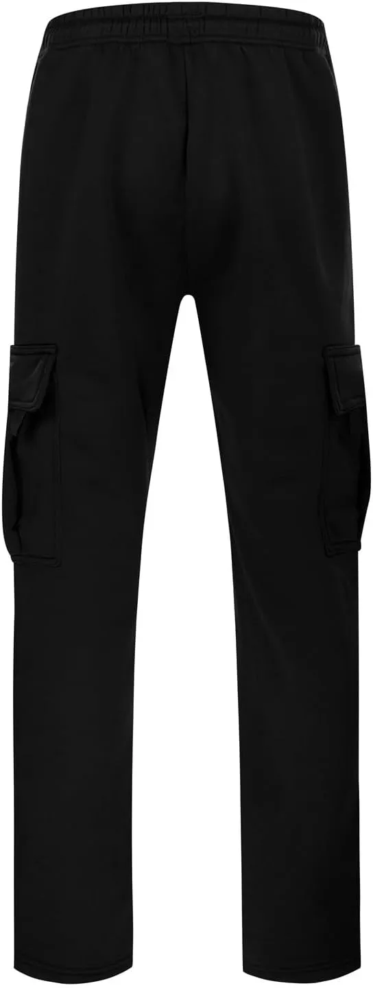 Cargo Pants for Men,Mens Active Athletic Workout Sports Cargo Sweatpants for Men with Pocket and Drawstring