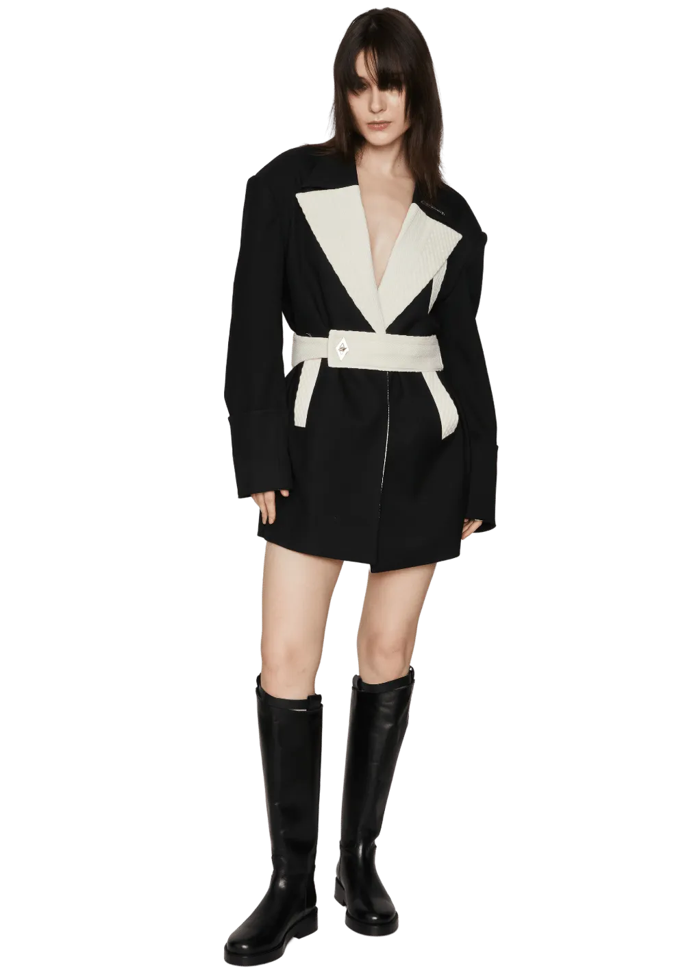 Color Blocked Tailored Blazer