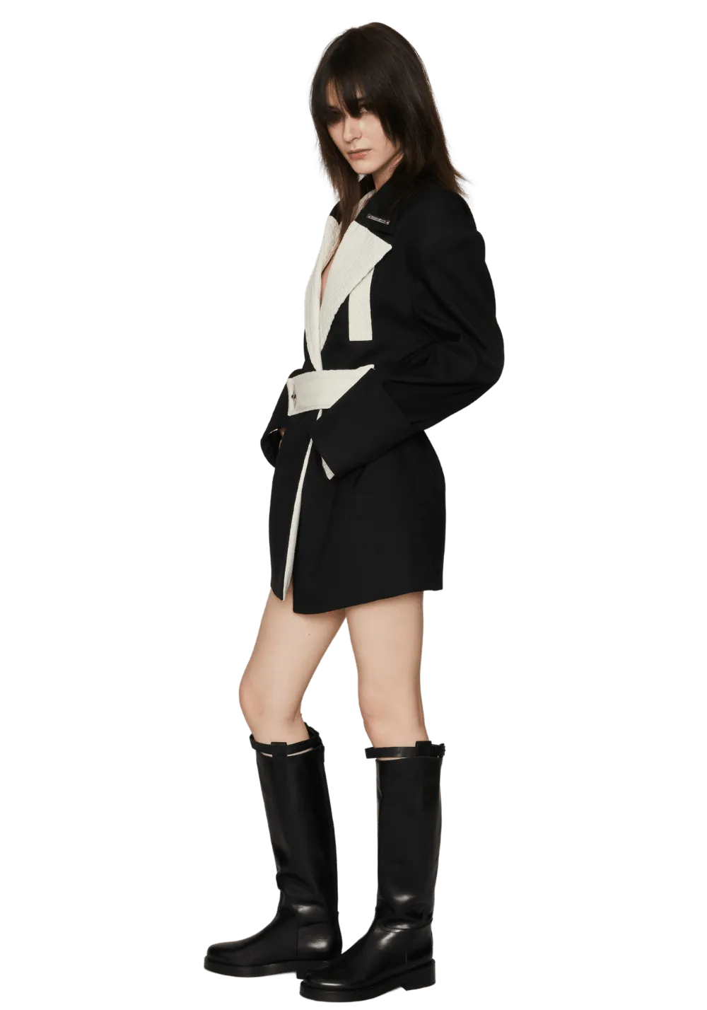 Color Blocked Tailored Blazer