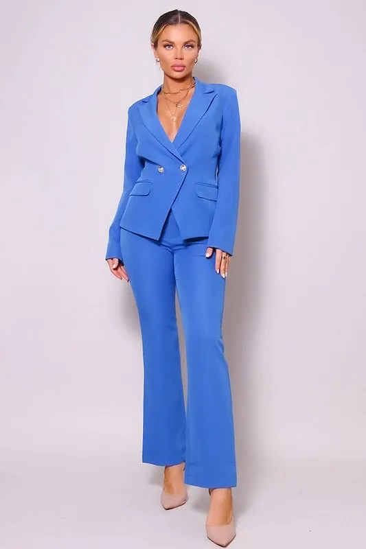 Diana Pant Suit Set - Blue [S-L]