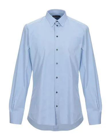 Dolce & Gabbana Man Shirt Sky blue 16 inches-neck