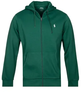 Double-knitted Full-Zip Hoodie Green