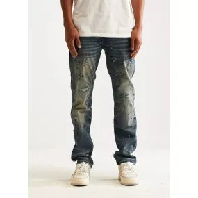 Embellish Owen (Straight) Ripped Blue Jeans (EMBH22-224)