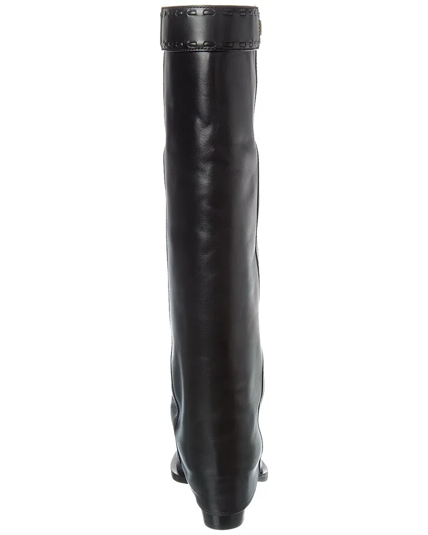 FENDI Show Leather Knee-High Boot