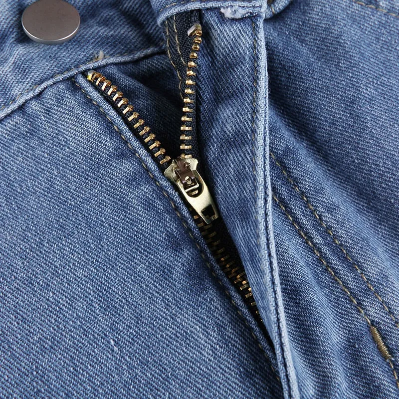 Frayed Flare Jeans