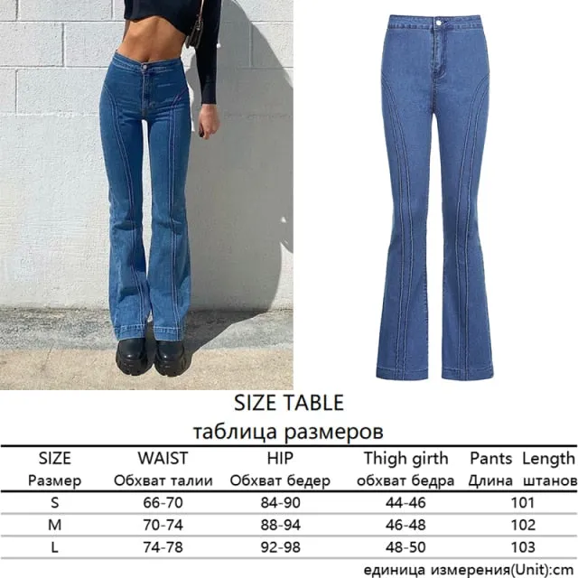 Frayed Flare Jeans