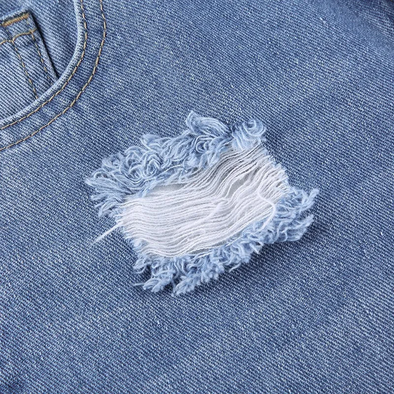 Frayed Flare Jeans