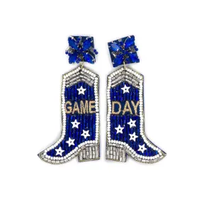 Game Day Boots Statement Earrings