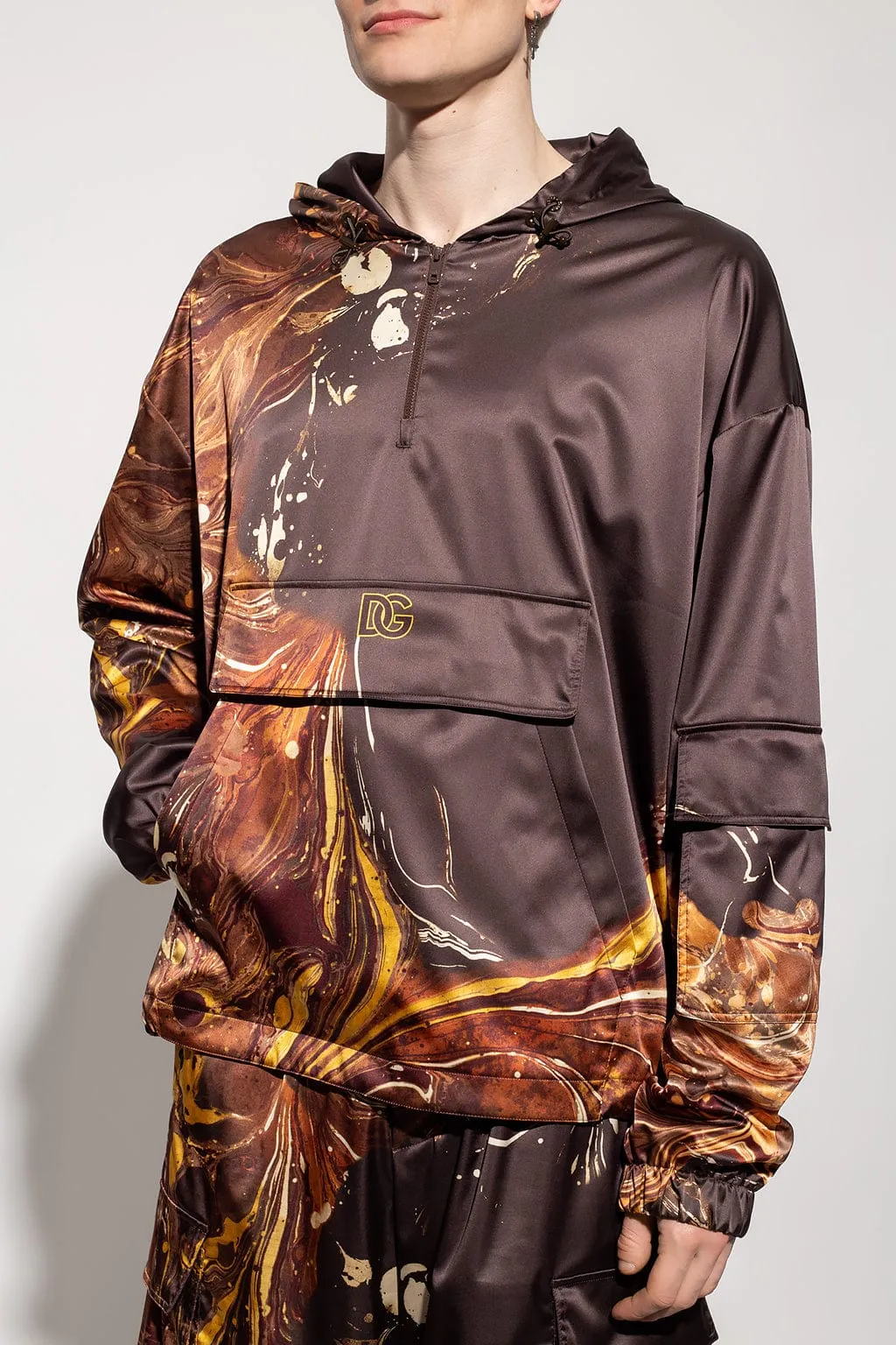 Graphic-Print Hoodie