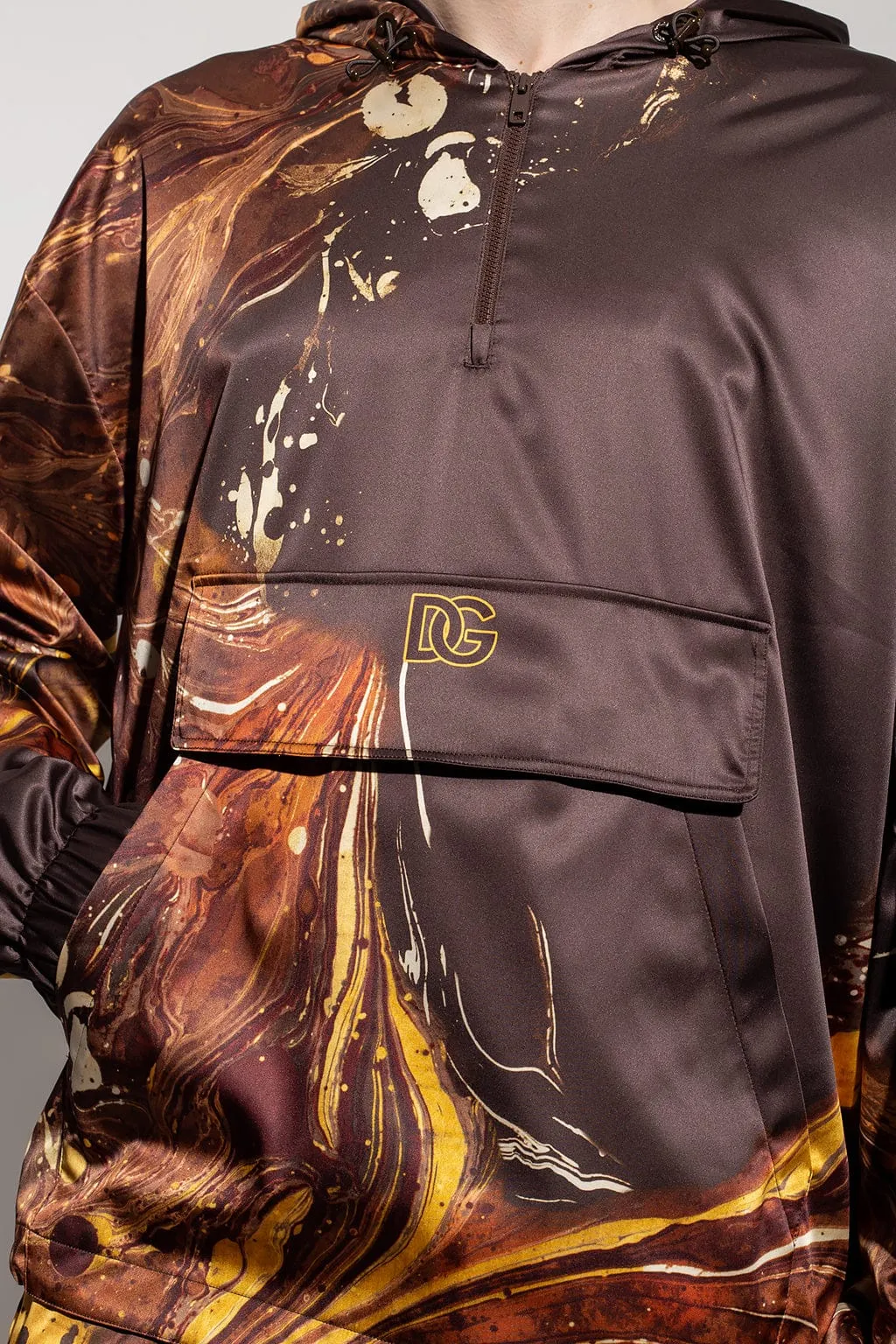 Graphic-Print Hoodie