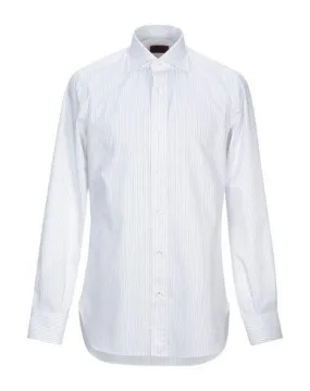 Isaia Man Shirt White 15 inches-neck