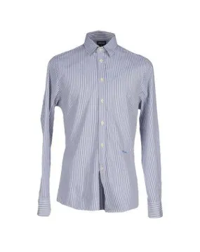 Just Cavalli Man Shirt Dark blue 40 suit