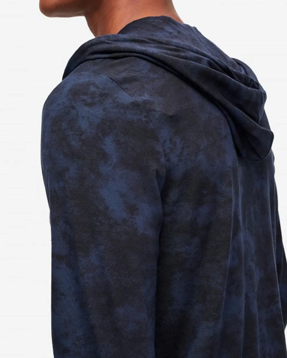 London 4 Jersey Hoodie in Navy