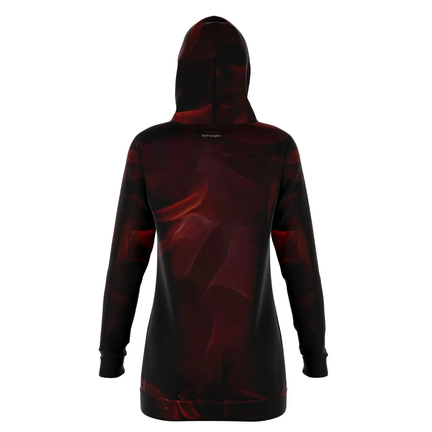 Longline Hoodie Red Signals