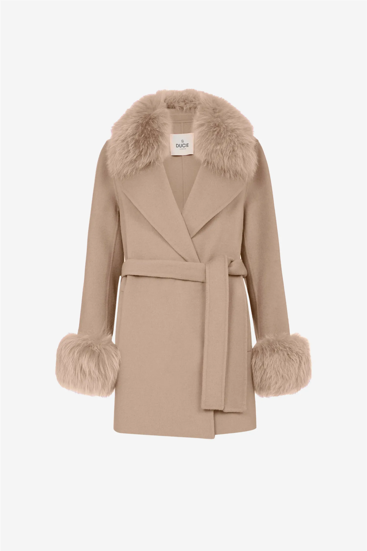 Marta Coat Short Beige