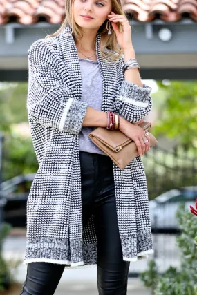 Mazy Textured Cardigan