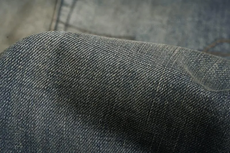 Men's Washed Ripped Elastic Jeans
