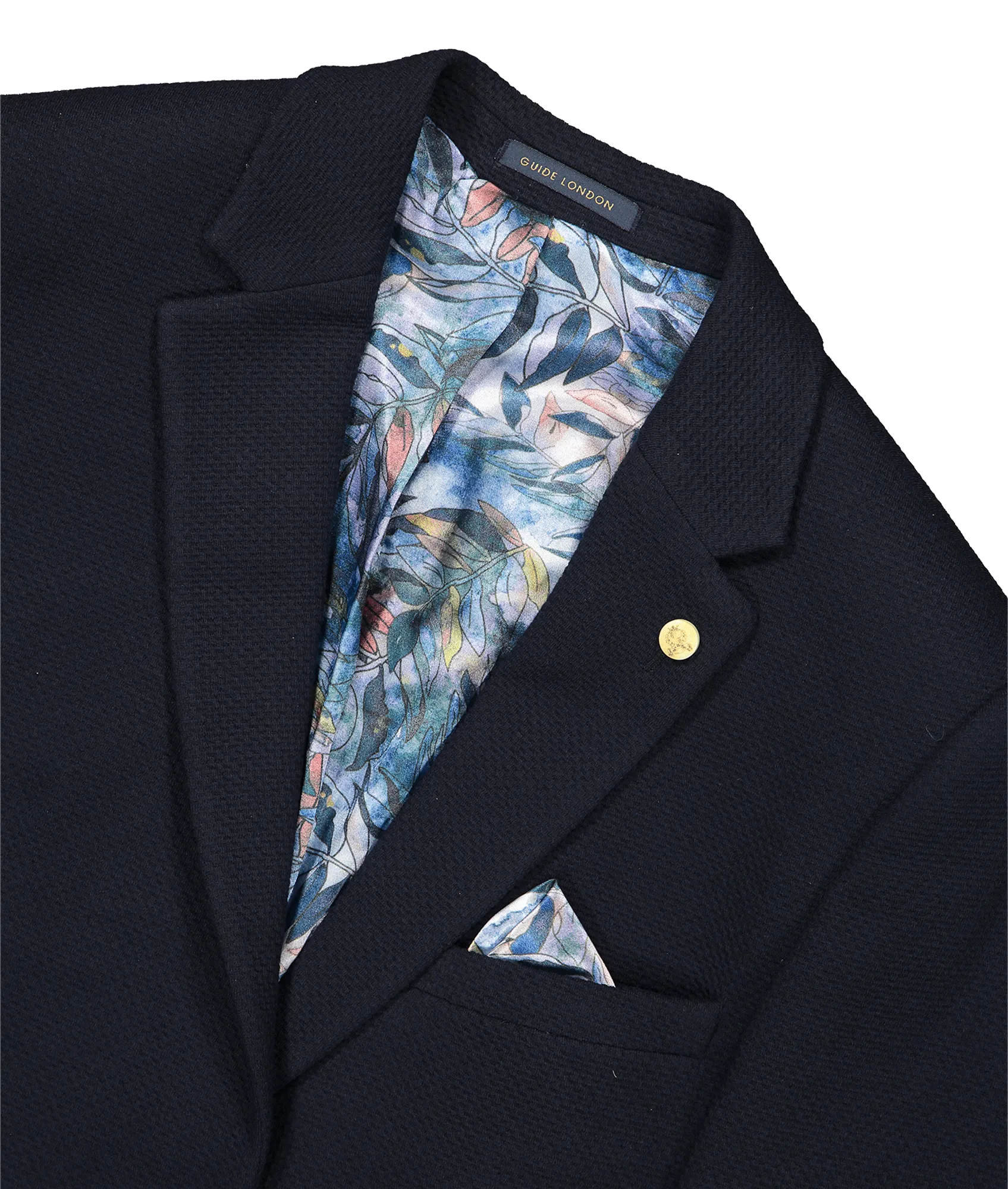 Modern Tailored Blazer - Navy