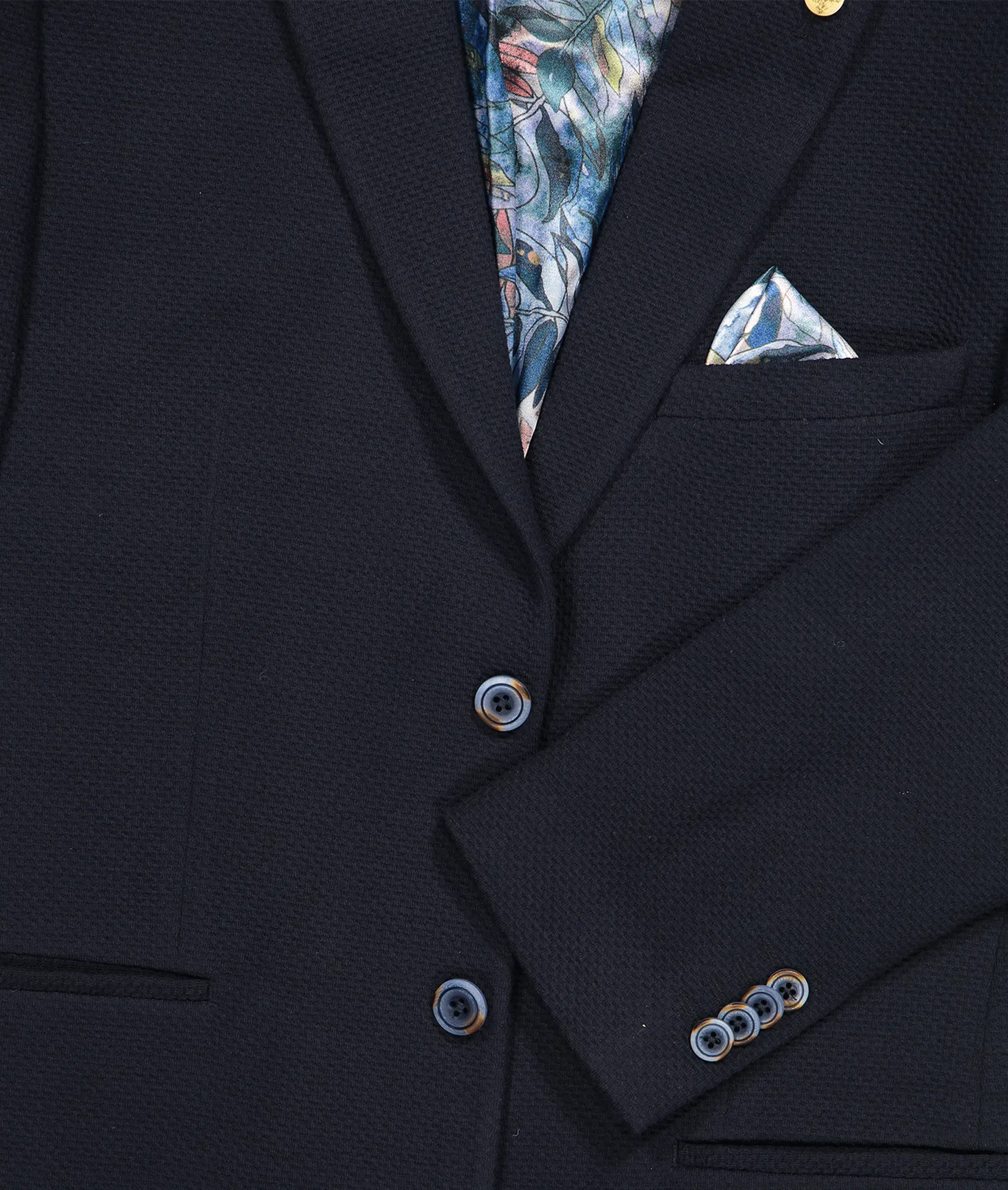 Modern Tailored Blazer - Navy