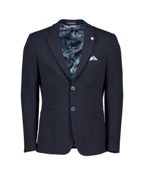 Modern Tailored Blazer - Navy