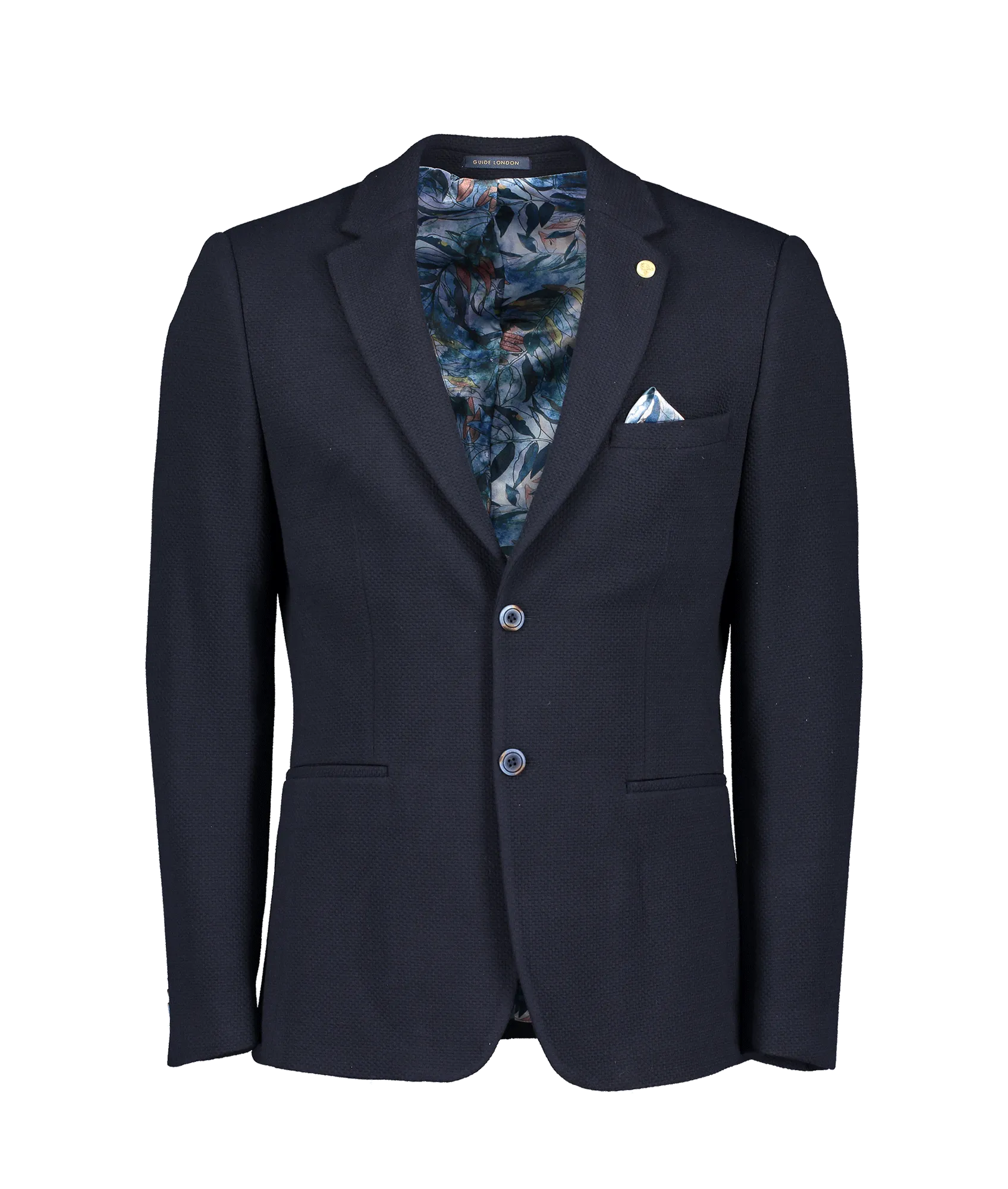 Modern Tailored Blazer - Navy
