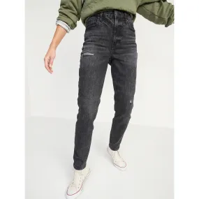 ON Mom Straight Ripped Jeans