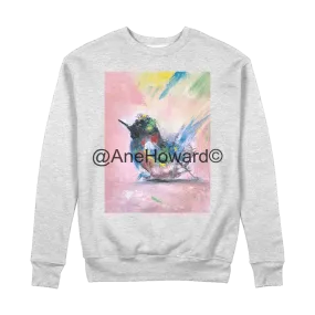 Organic Cotton Sweatshirt Abstract Bird 100%