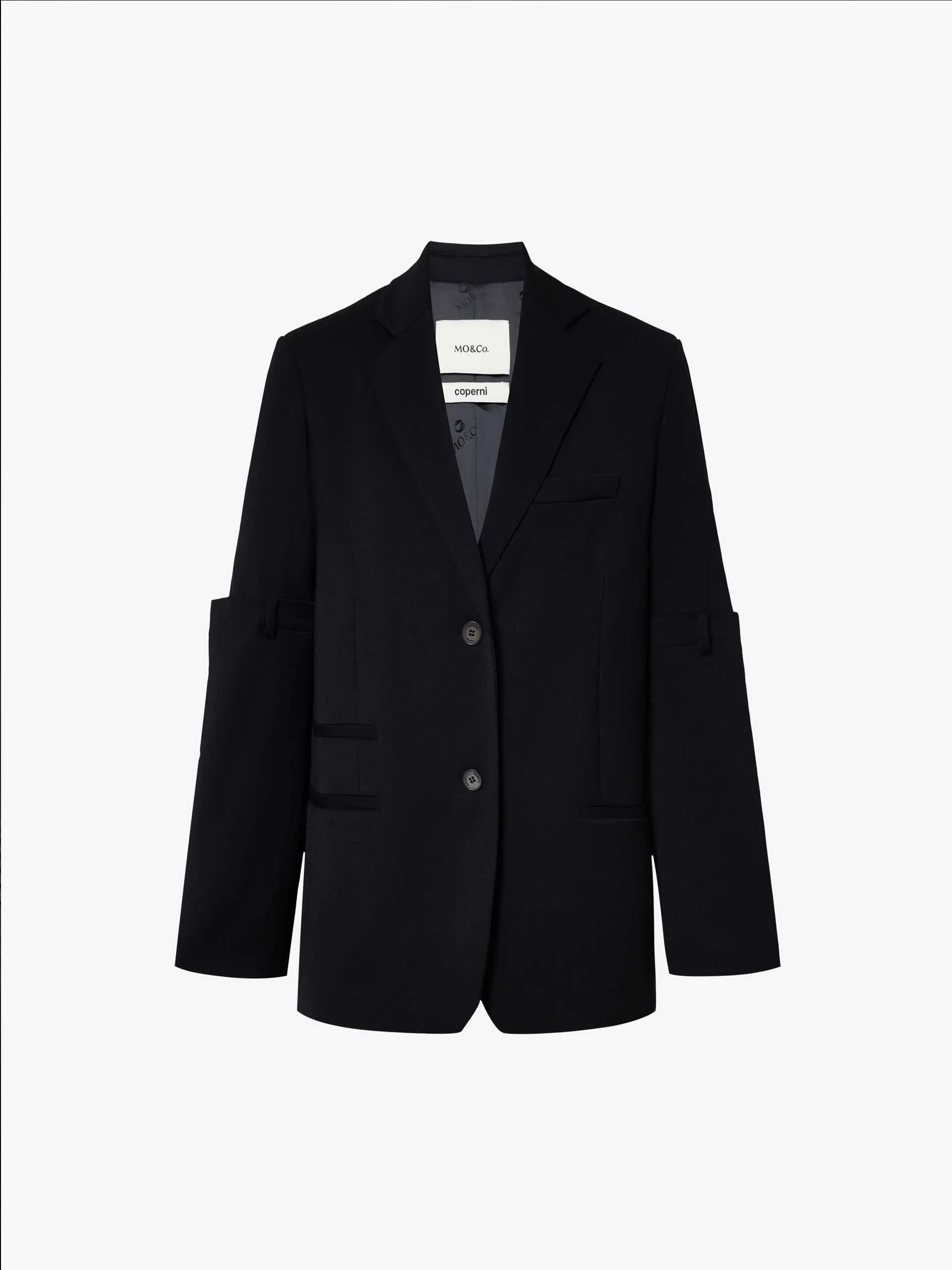 Paneled Detail Tailored Blazer