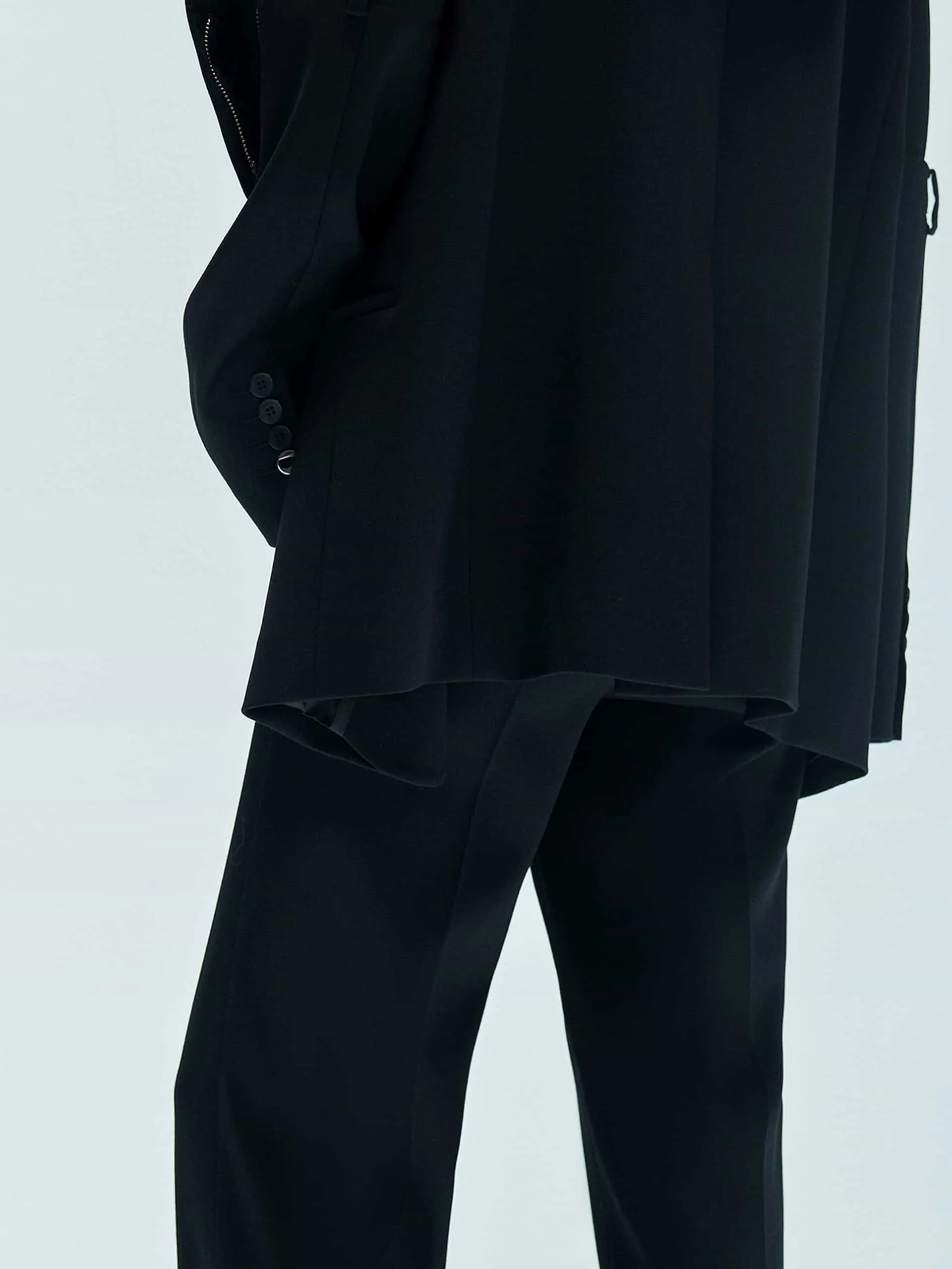 Paneled Detail Tailored Blazer