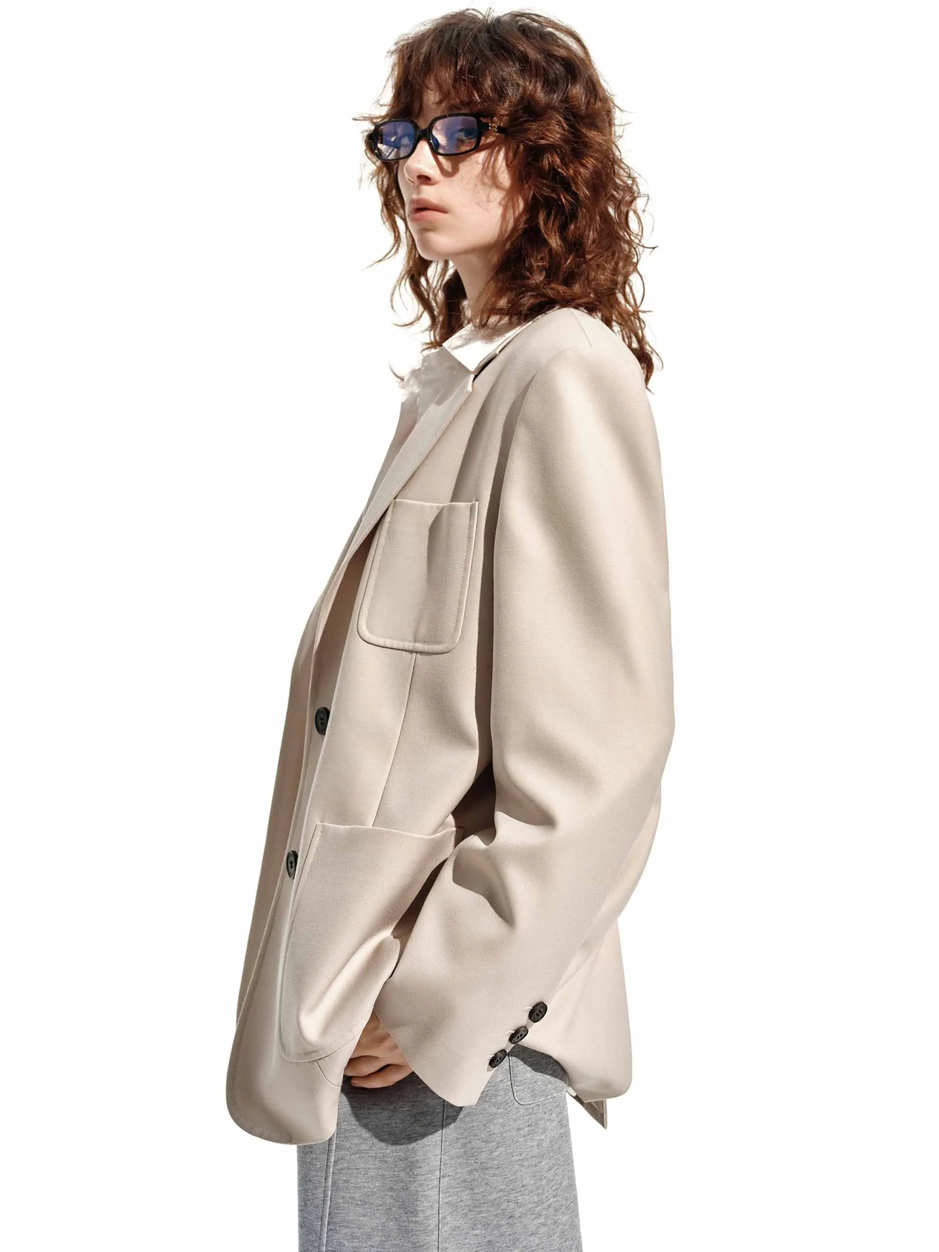 Patch Pocket Tailored Blazer