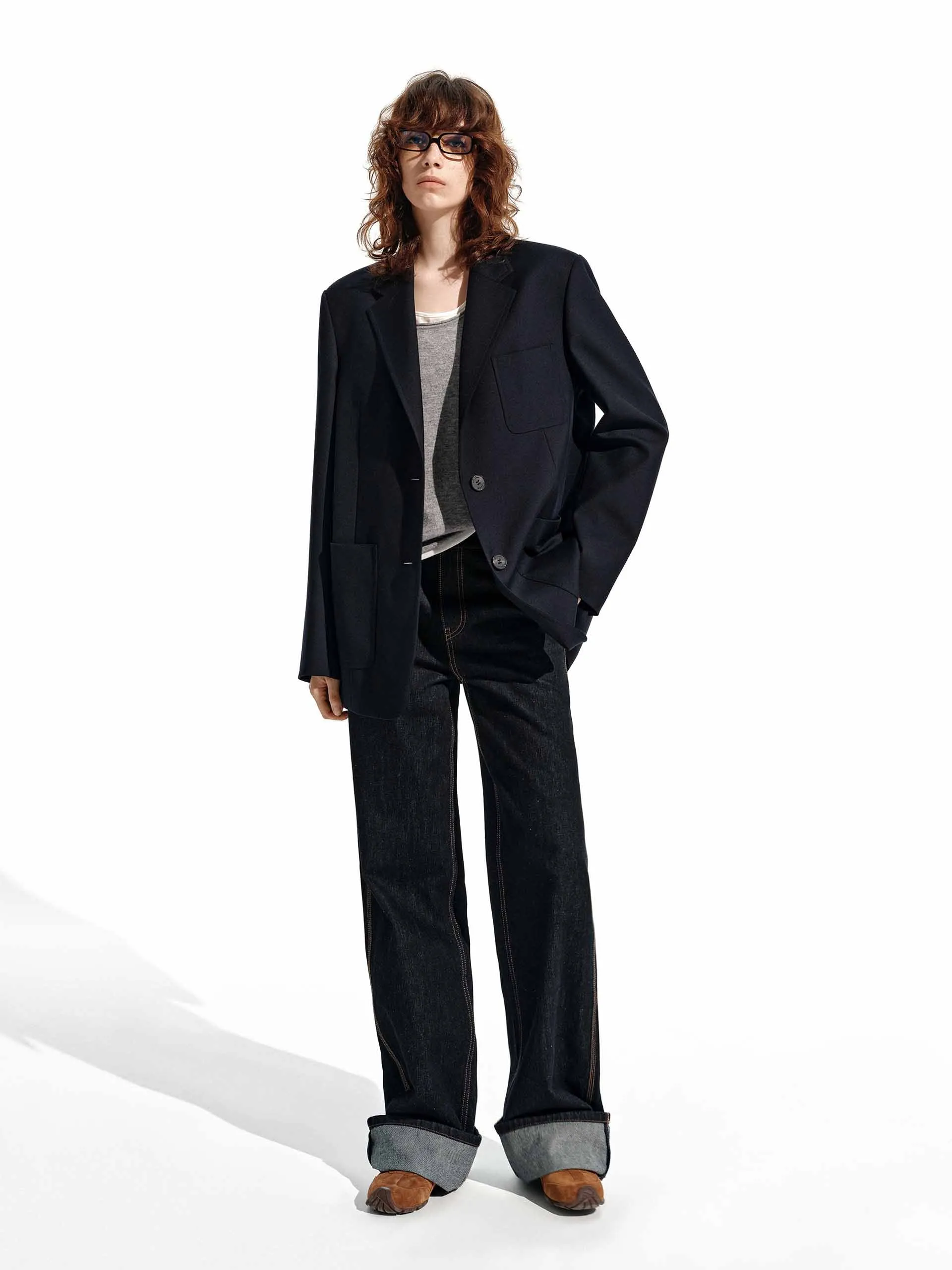 Patch Pocket Tailored Blazer