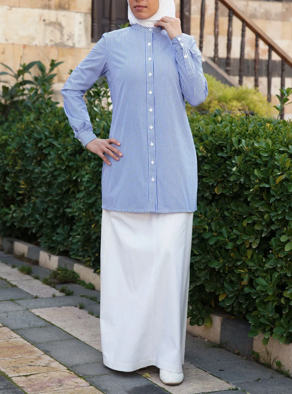 Pinstripe Cotton Shirt