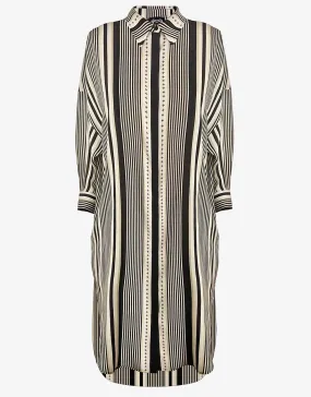 Pirates Buttoned Shirt Dress - Stripe