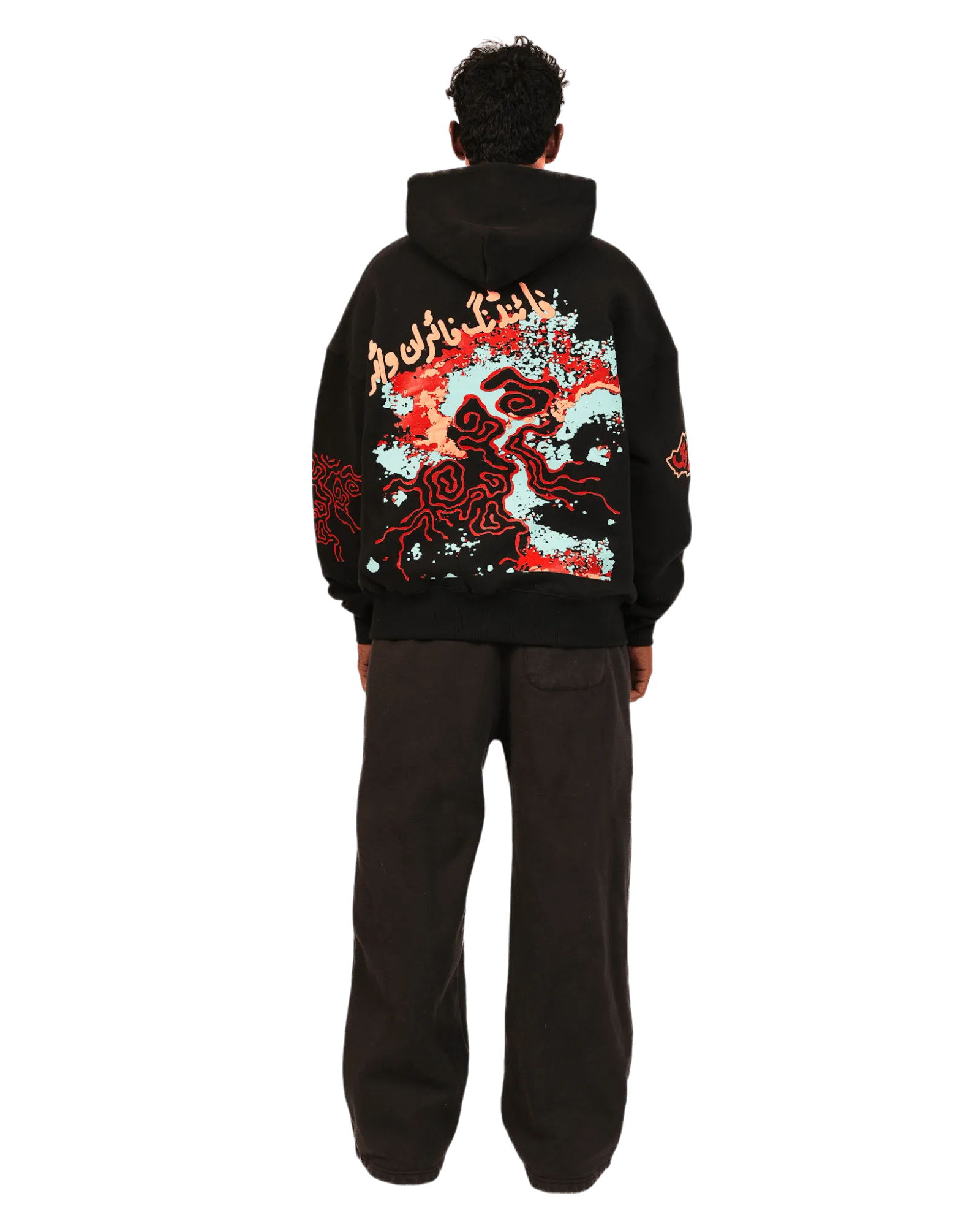 "MOLTEN" BLACK HOODIE