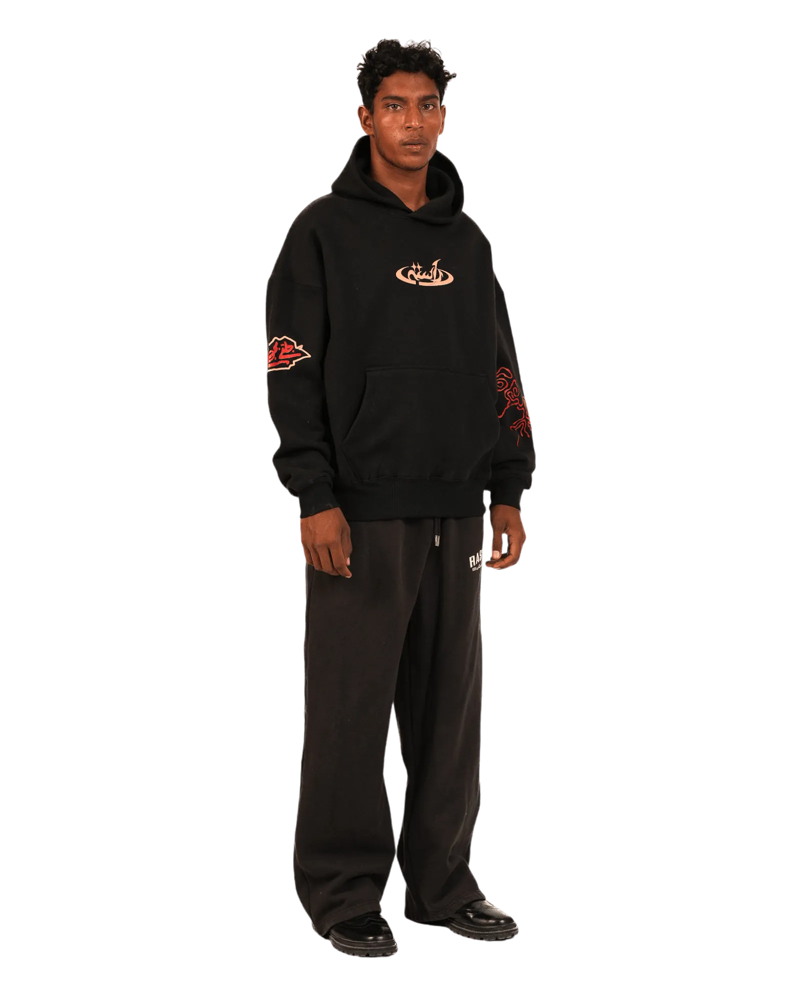 "MOLTEN" BLACK HOODIE