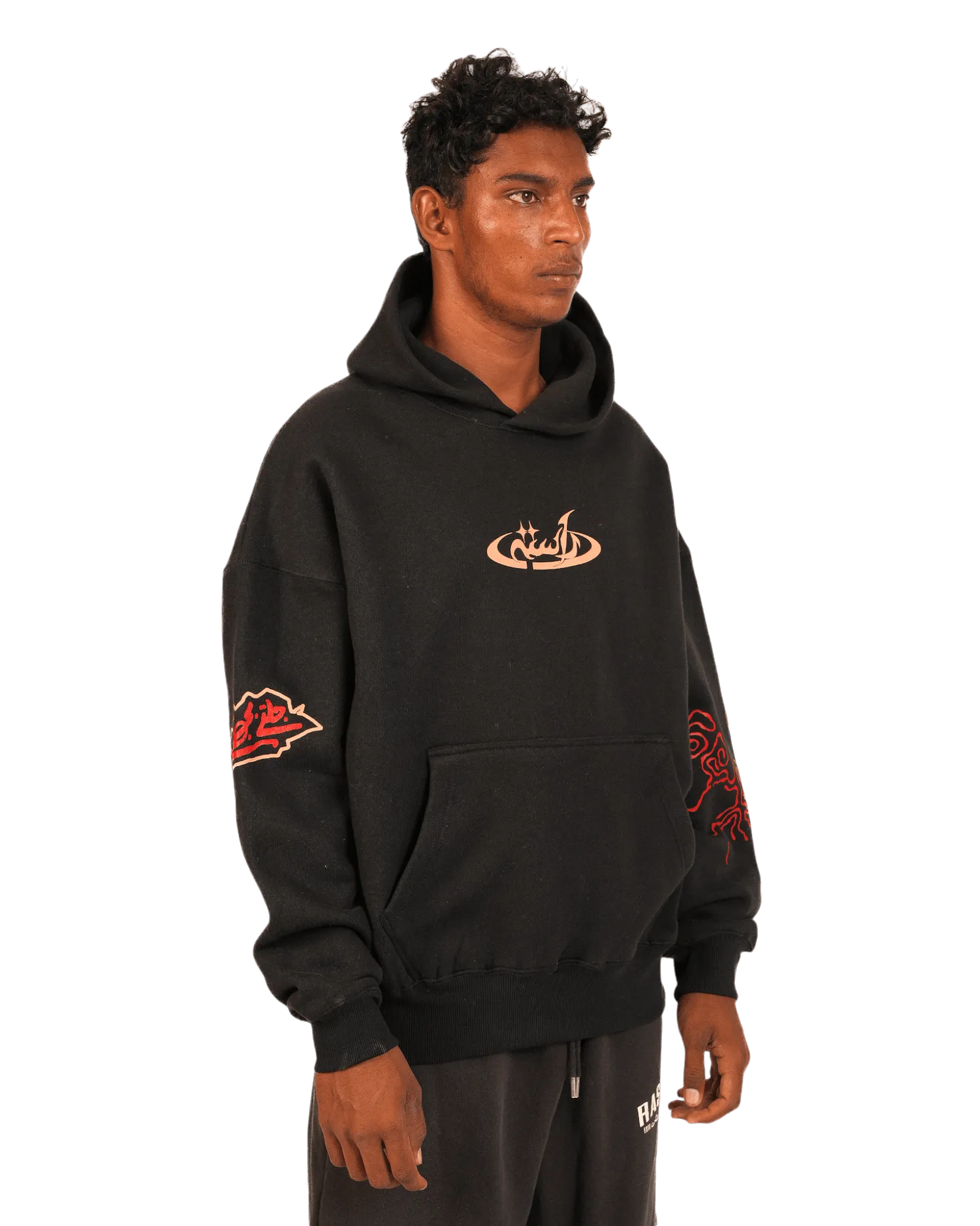 "MOLTEN" BLACK HOODIE