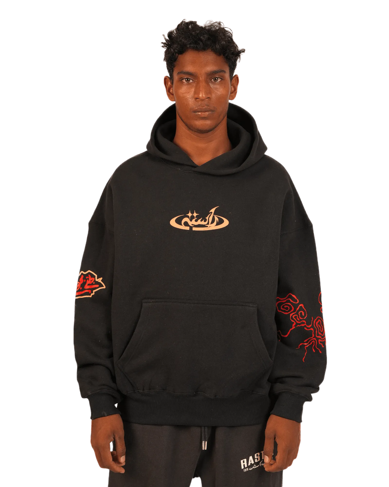 "MOLTEN" BLACK HOODIE