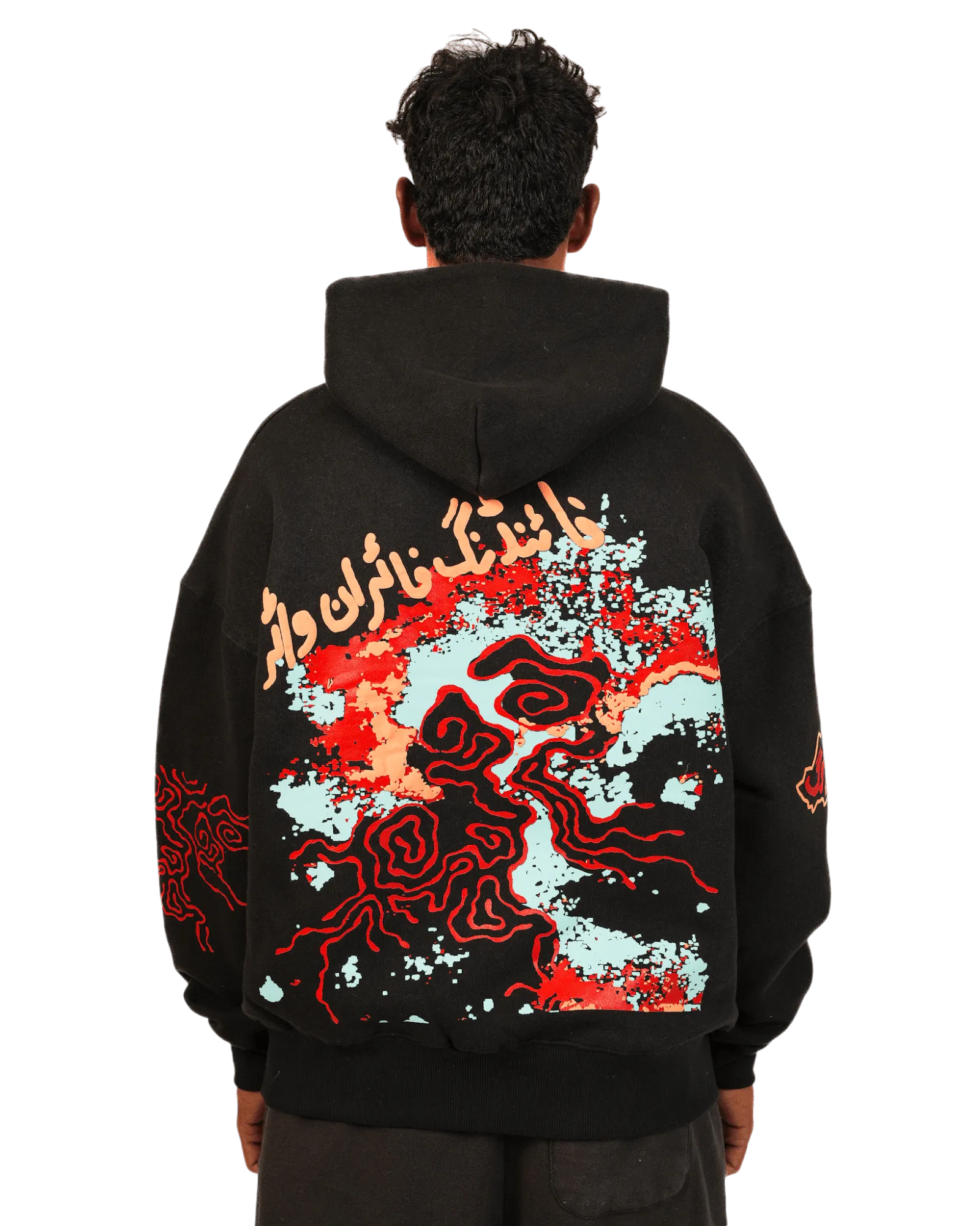 "MOLTEN" BLACK HOODIE