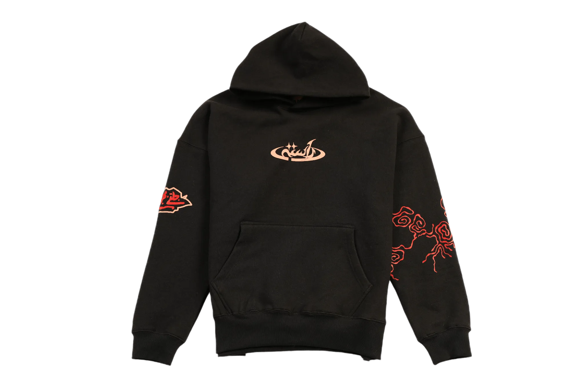 "MOLTEN" BLACK HOODIE