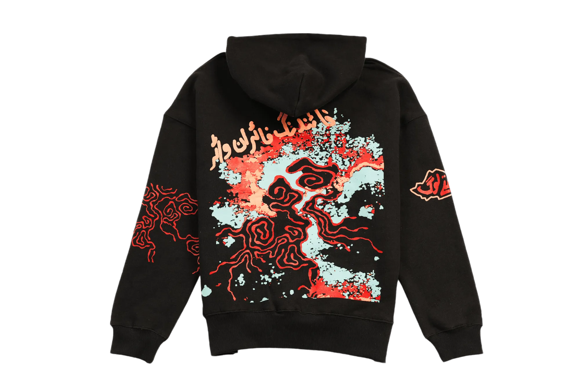 "MOLTEN" BLACK HOODIE