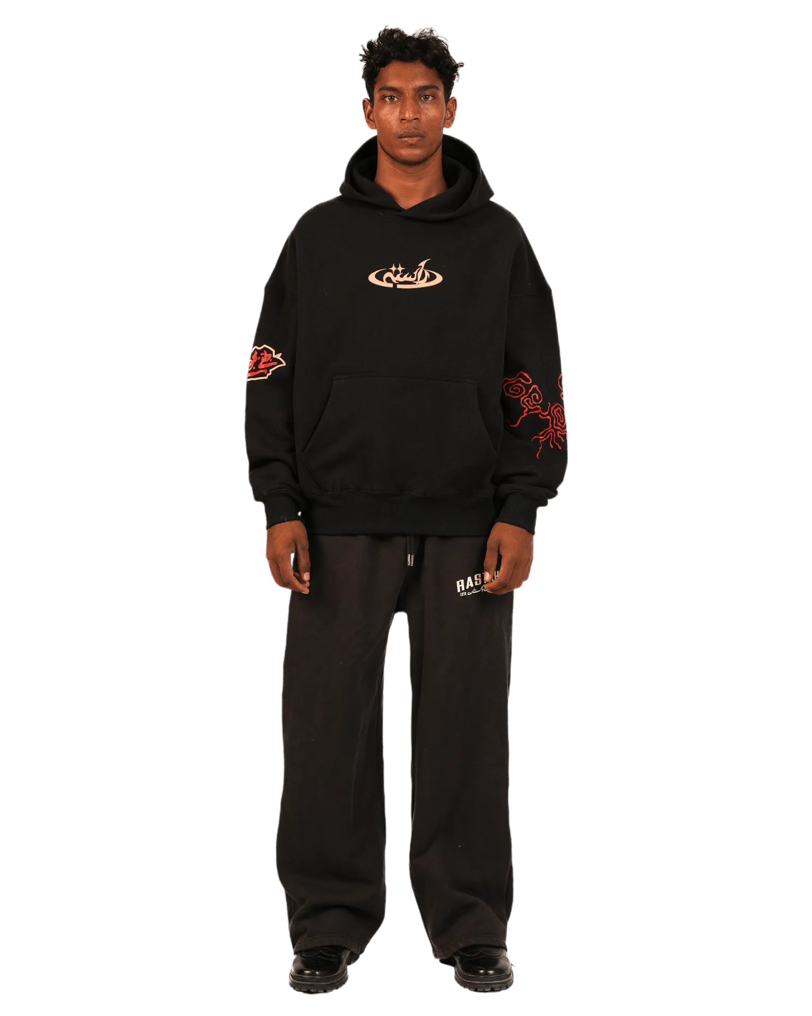 "MOLTEN" BLACK HOODIE