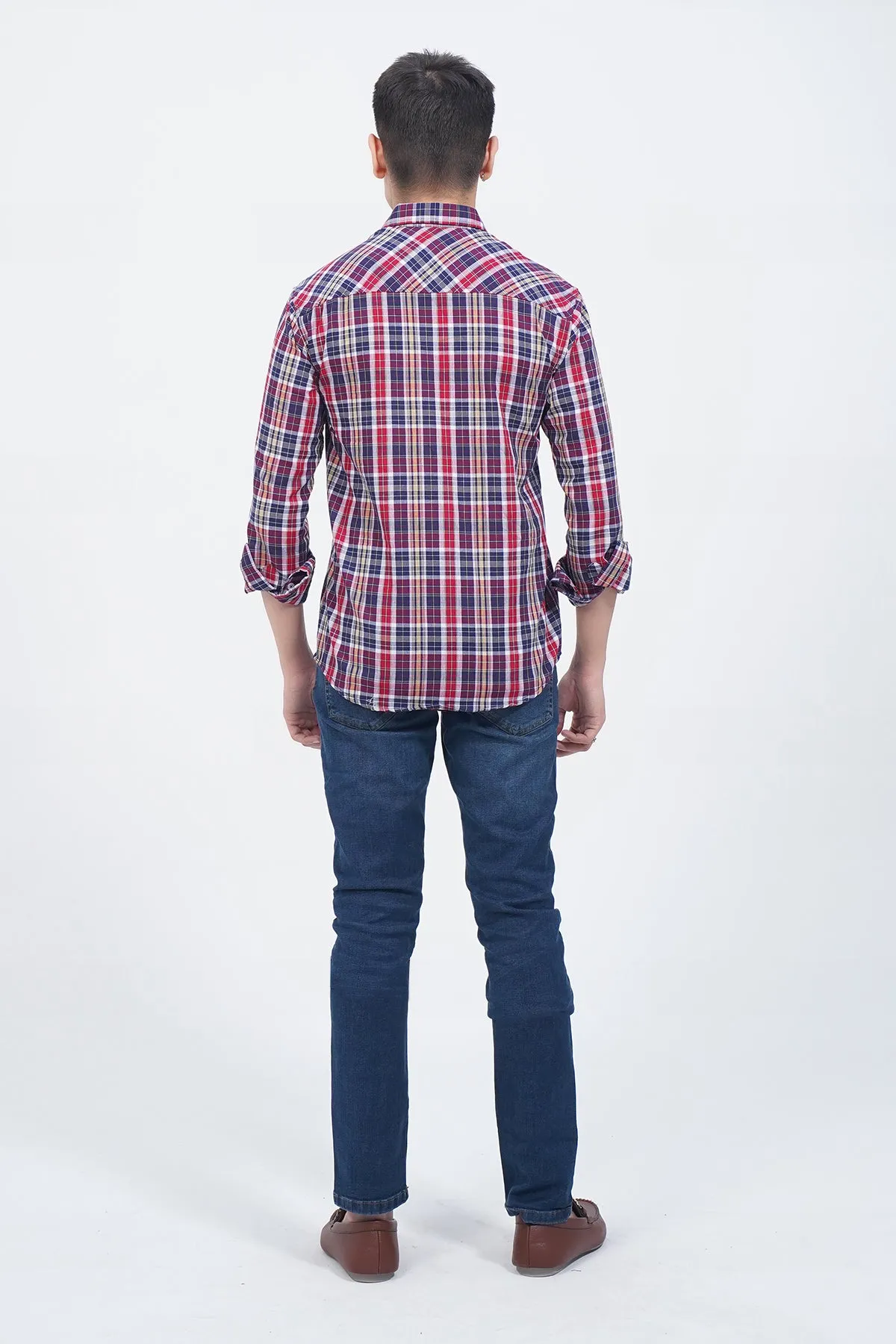 "WESLEY" Casual Checkered Collar Shirt
