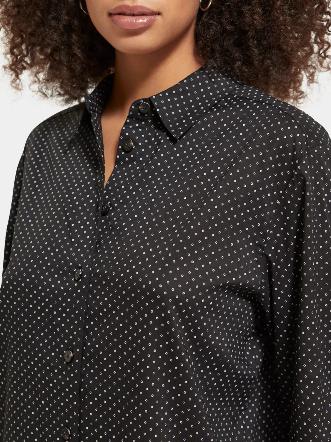Relaxed-fit buttoned shirt