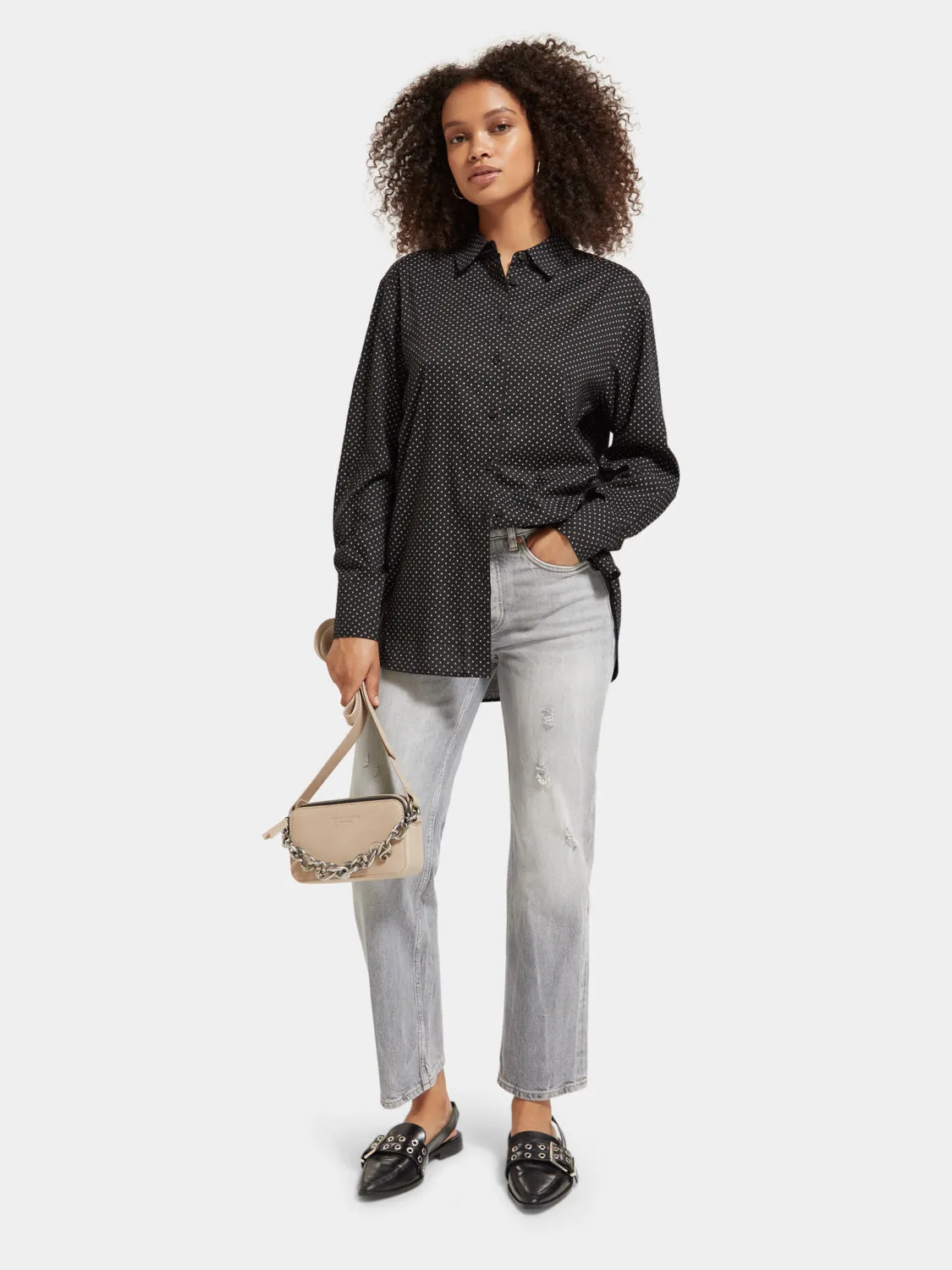 Relaxed-fit buttoned shirt