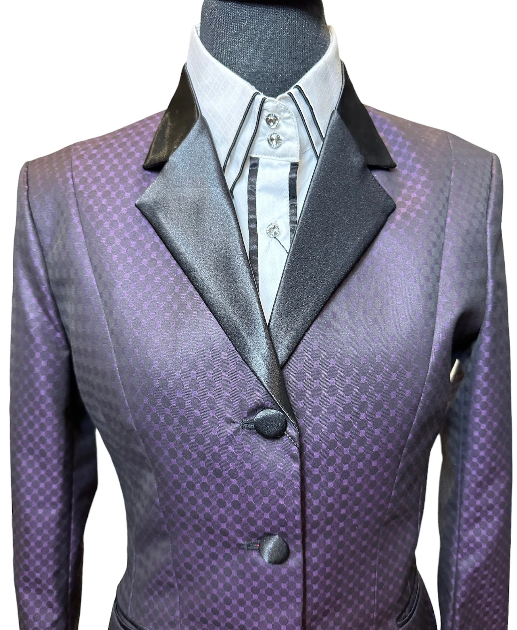 Showmanship Suit Plum and Black