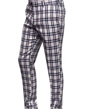 Slim Fit Flat Front Dress Pants, Super 150\'S Italian Fabric| PL-300| Blue