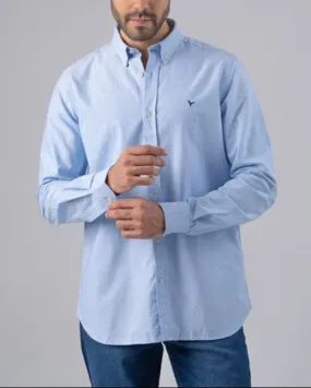 SLIM-FIT OXFORD SHIRT  - SKY BLUE